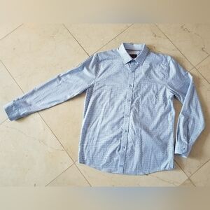 Johnston & Murphy XC4® PerfExtreme Comfort L/S 100% Cotton. Dress Shirt. Size M.